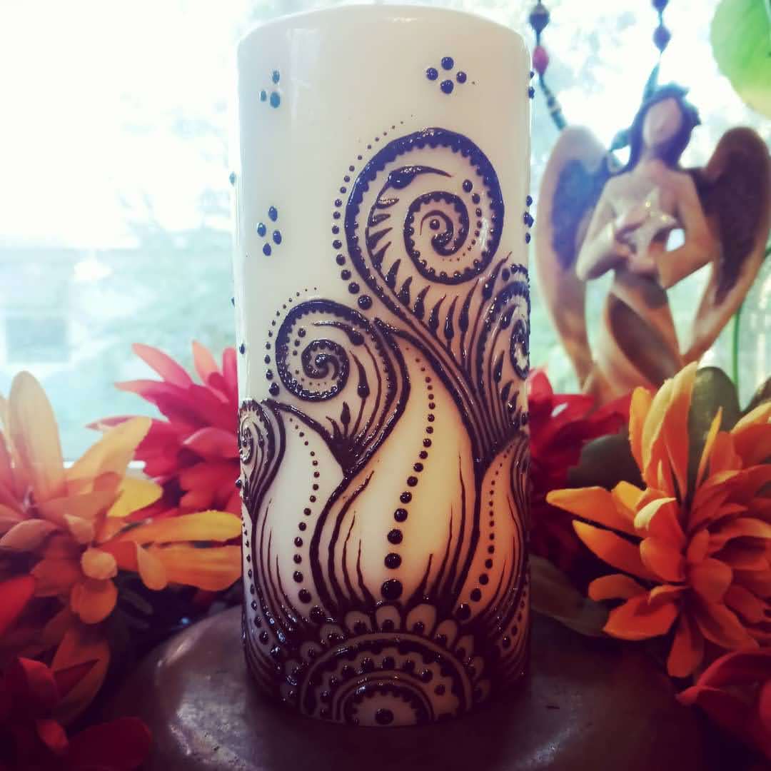 Henna Inspired Candle Painting Kit | Moheeni Art